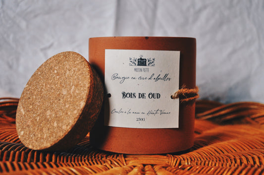 Bougie Bois de Oud
